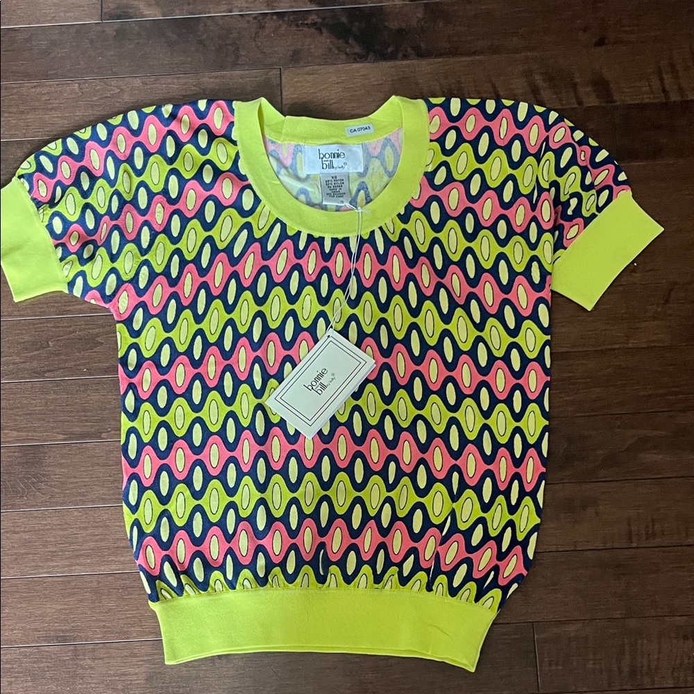 Women's Neon Patterned Sweater